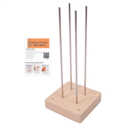 Monkey fist jig wooden base - fist,