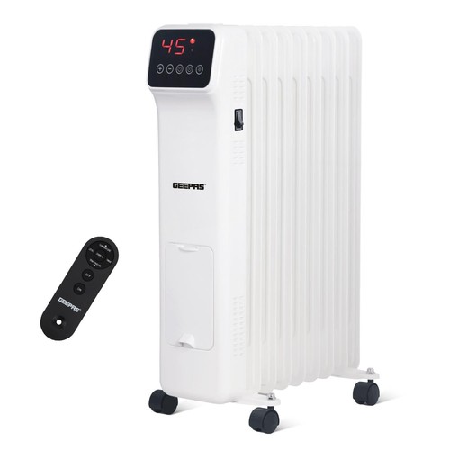 Oil filled radiator digital - filled,