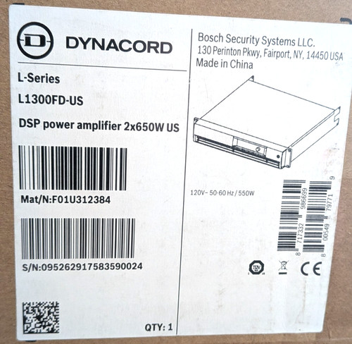 New dynacord l1300fd - new, x
