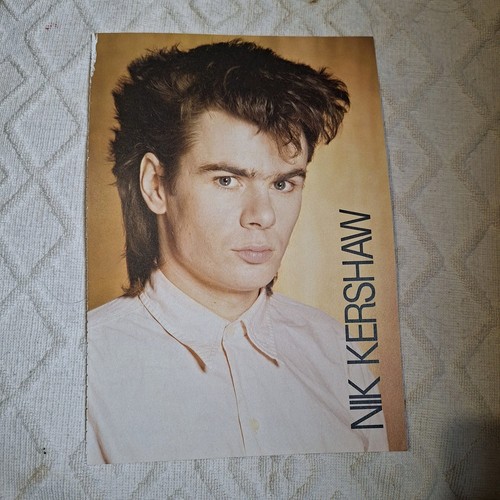 Nik kershaw magazine - magazine, clippings