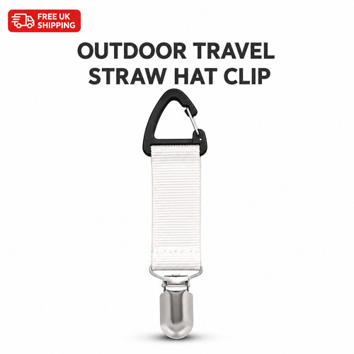Travel straw hat - travel, clip