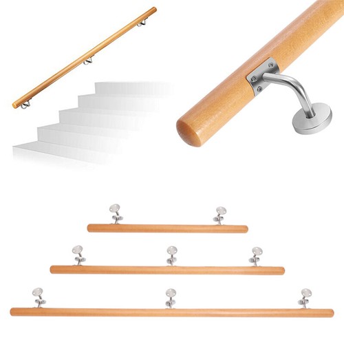 Stair handrail beech - beech, wooden