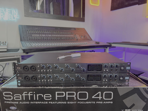 Focusrite saffire pro - 40, (x2)