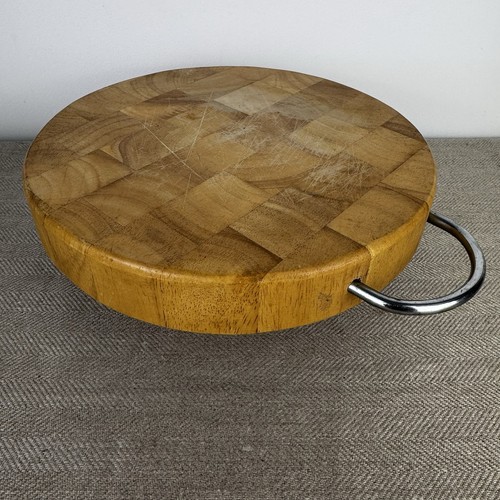 Round end grain wooden - round,