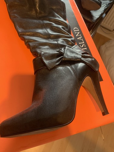 River island thigh boots - river,