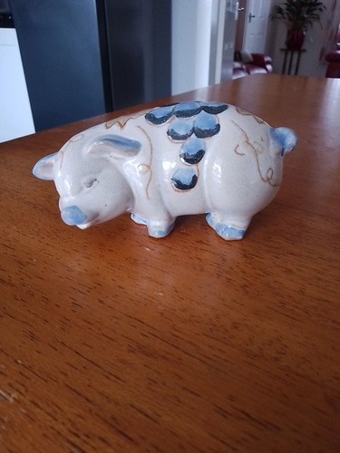 Pig ornament handpainted - pig, ornament.