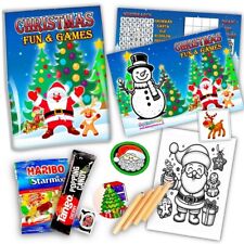 50 x Christmas Themed Pre-Filled Party Bags  for Kids - Stocking Filler Gifts