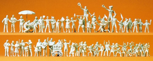 Preiser 16342 funfair visitors - preiser,