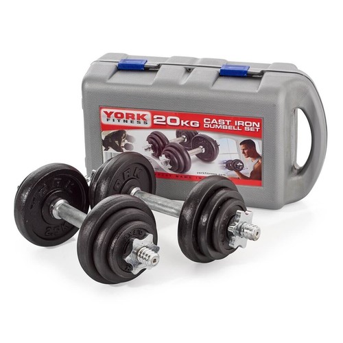York 20kg cast - iron, dumbbell