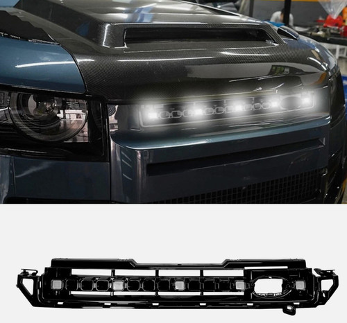Led front grille fits land - front,