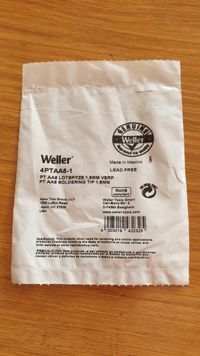 New and unused - and, genuine weller