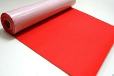 Self Adhesive Felt Baize Fabric Mini Rolls - RED