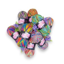 Jitterbug DK King Cole Vibrant 80's Acrylic Knitting Crochet Wool Yarn 100g