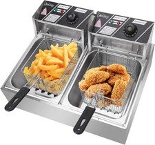 Volowoo 12L Double Deep Fryer
