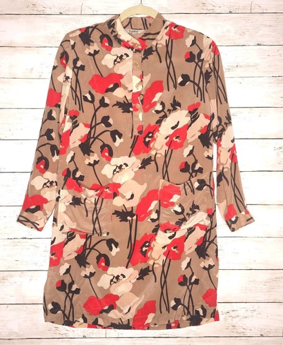Tucker silk dress poppy - tucker, floral