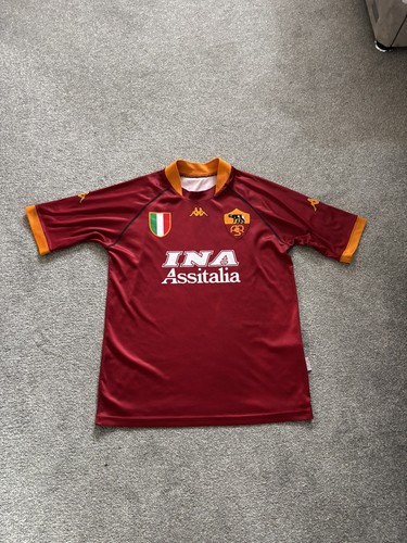 Roma 2001 home shirt - roma,
