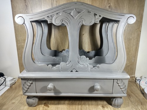 Vintage wooden canterbury - wooden,