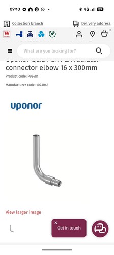 Uponor pex chrome radiator - uponor,