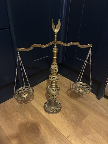 Vintage sold brass justice - vintage,