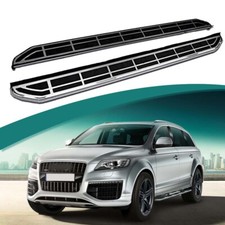 Running Boards fit Audi Q7 2006-2015 Side Step Nerf Bars Protector w/brackets