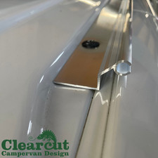 VW T5 T6 Awning Rail C- Channel, fits Roof Bars,  Silver or Black