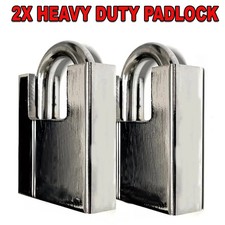 2x HEAVY DUTY Padlock High