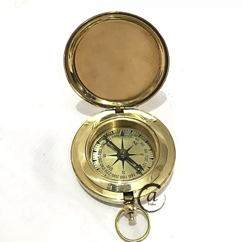 Solid brass push knob button - solid,
