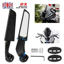 Universal Wind Wing Rear View Side Mirror for Motorcycle Bike/Motorbike Pair