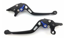 Pair of Black Blue Long levers