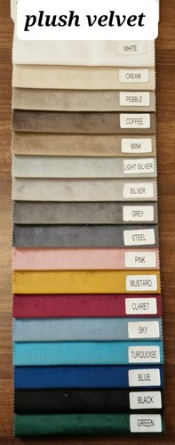 Plush velvet fabric samples - plush,