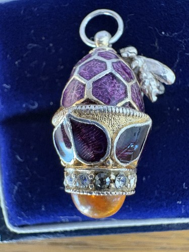 Honey bee purple guilloché - purple,