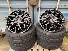 VW TRANSPORTER T5 T6 18" INCH ALLOY WHEELS + TYRES LOAD RATED XT3 VIVARO