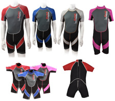 Wetsuit Childrens Adults Boys Girls Nalu Shorty Beach Surf Holiday Sun NEW UK