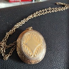Gold Plated Large Locket with
