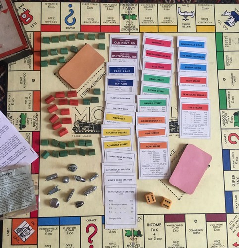 Rare vintage 1940s monopoly - 1940s,