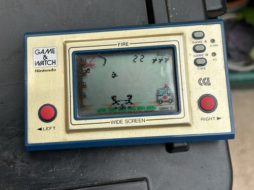 Nintendo game watch fire - nintendo,