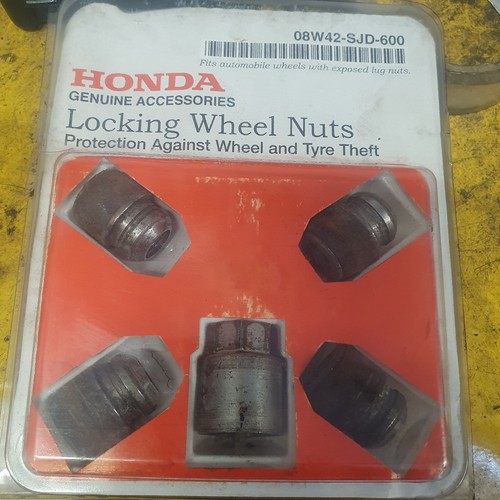 Honda locking wheel nuts - honda,