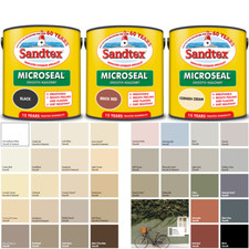 Sandtex - Masonry Paint 2.5L/5L - Ultra Smooth - Quality Waterproof - All Colour