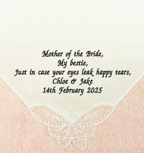 Personalised wedding