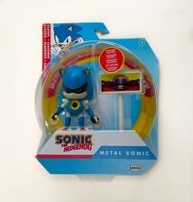 Jakks Pacific Sonic The Hedgehog Metal Sonic Figure 4" with Goal Post -NEW!