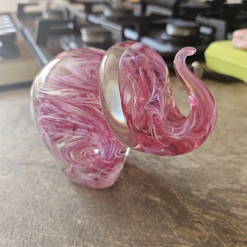 Avondale glass pink - pink, elephant