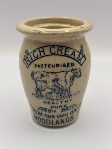 Old advertising cream - , pot