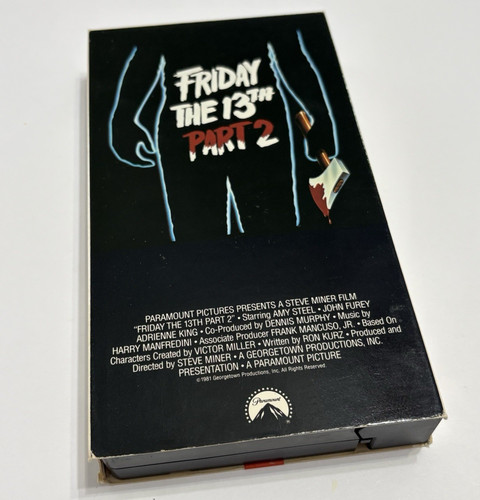 Friday the 13th part - 2, vhs
