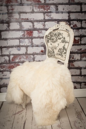 Genuine ivory sheepskin rug - genuine,