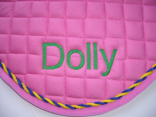 Personalised saddle cloths - personalised,
