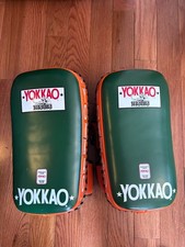 Yokkao kick pads. Orange and