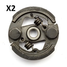 2x Mini Moto Quad Bike Heavy Duty Clutch Minimoto Pocket ATV 2 Shoe Spring 47 49