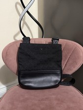 Emporio Armani Black Leather