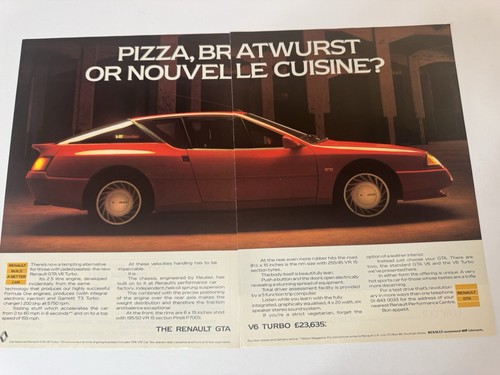Original 1986 renault alpine - original,