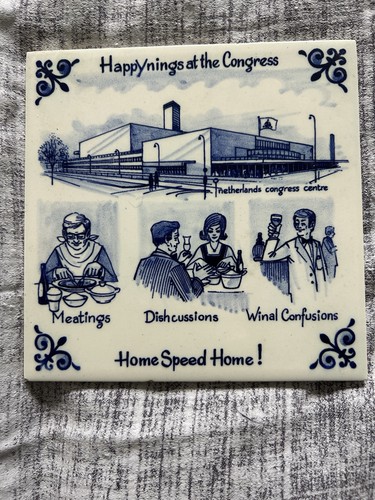 Antique genuine delft - delft, blue
